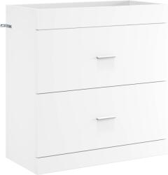 vidaXL Dulap sub chiuveta pentru baie Alb 78, 5 x 37, 5 x 81 cm GartenMobel Dekor (890712)