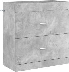 vidaXL Dulap sub chiuveta pentru baie Gri Beton 78, 5 x 37, 5 x 81 cm GartenMobel Dekor (890715)
