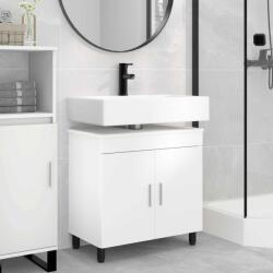 vidaXL Unitate Vanity pentru Baie Alb 60 x 35 x 60 cm Lemn prelucrat GartenMobel Dekor (889395)