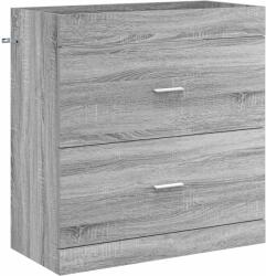 vidaXL Dulap sub chiuveta pentru baie Sonoma gri 78, 5 x 37, 5 x 81 cm GartenMobel Dekor (890717)