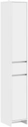 vidaXL Dulap de Baie Alb 30 x 33 x 190 cm Lemn prelucrat GartenMobel Dekor (890752)