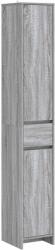 vidaXL Dulap de Baie Sonoma gri 30 x 33 x 190 cm Lemn prelucrat GartenMobel Dekor (890757)