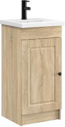 vidaXL Mobila de baie cu chiuveta Stejar Sonoma 42 x 40 x 84, 5 cm GartenMobel Dekor (890056)