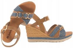Inblu FG-41 Női Szandál Komfort Soft Eko camel/jeans 40 Camel (FG000041 CAMEL)