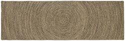 vidaXL Covoare de zona Natural si Negru 80 x 250 cm Iuta GartenMobel Dekor (42010620) Covor