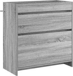 vidaXL Dulap sub chiuveta pentru baie Sonoma gri 78, 5 x 37, 5 x 81 cm GartenMobel Dekor (890741)