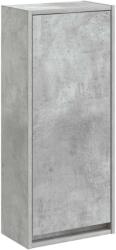 vidaXL Chiuveta de baie suspendata Gri Beton 35 x 20 x 81 cm GartenMobel Dekor (890763)