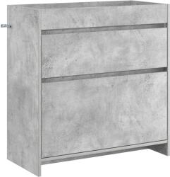 vidaXL Dulap sub chiuveta pentru baie Gri Beton 78, 5 x 37, 5 x 81 cm GartenMobel Dekor (890739)