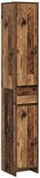 vidaXL Dulap de Baie Lemn vechi 30 x 33 x 190 cm Lemn prelucrat GartenMobel Dekor (890758)