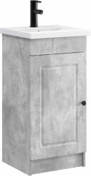 vidaXL Mobila de baie cu chiuveta Gri Beton 42 x 40 x 84, 5 cm GartenMobel Dekor (890057)