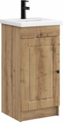 vidaXL Mobila de baie cu chiuveta Stejar Artizanal 42 x 40 x 84, 5 cm GartenMobel Dekor (890063)
