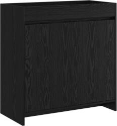 vidaXL Dulap sub chiuveta pentru baie Stejar Negru 78, 5 x 37, 5 x 81 cm GartenMobel Dekor (890785)