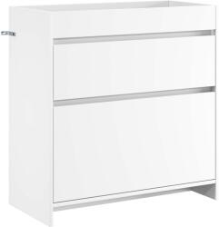 vidaXL Dulap sub chiuveta pentru baie Alb 78, 5 x 37, 5 x 81 cm GartenMobel Dekor (890736)