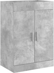 vidaXL Dulap sub chiuveta pentru baie Gri Beton 56 x 37, 5 x 81 cm GartenMobel Dekor (890683)