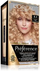 L'Oréal Préférence culoare par culoare 8.3 Light golden blonde 1 buc