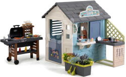 Smoby Căsuță Magazin și grătar de grădină Sweety Corner Playhouse Smoby cu alimente și dulciuri, cu filtru UV, de la 24 luni (SM810309-P) Casuta pentru copii