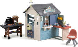 Smoby Căsuță Magazin cu bucătărie și grătar Sweety Corner Playhouse Smoby cu alimente și dulciuri, cu filtru UV pentru 24 luni (SM810309-X) Casuta pentru copii