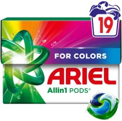 Ariel Allin1 PODS Folyékony Mosókapszula Színes Ruhákhoz, 19 Mosáshoz