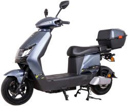 W-TEC Elektromos robogó W-TEC Raike II 10", fényvisszaverő elemek, LED-világítás, LED kijelző, 65 km hatótávolság, 25 km/h-s végsebesség szürke-fekete (30631-3)