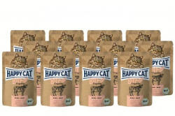 Happy Cat Bio Organic alutasakos eledel - marhával 12 x 85 g