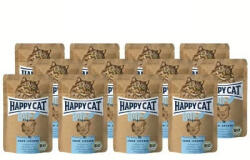 Happy Cat Bio Organic alutasakos eledel - csirkével 12 x 85 g - origopet