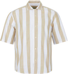 ONLY & SONS Cămăsi mânecă scurtă Bărbați ONSTES RLX CTN SLUB STRIPE Only & Sons Alb EU XS