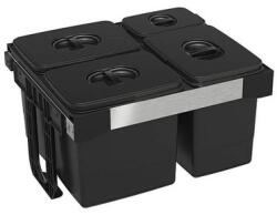 EKOTECH - Beépíthető hulladékgyűjtő FREE JAZZ 60 - 3x12 liter+1x5 liter (93014162601) - modernkonyha
