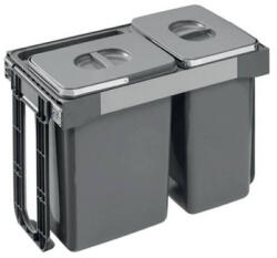 EKOTECH - Beépíthető hulladékgyűjtő FREE JAZZ SHORT 60 - 2x20 liter (93014162606) - modernkonyha