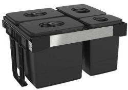 EKOTECH - Beépíthető hulladékgyűjtő FREE JAZZ 60 - 3x15 liter+1x7 liter (93014162602) - modernkonyha