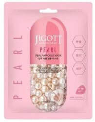 Jigott Pearl Real Ampoule Mask - Mască facială cu extract de perlă 1buc/27ml Masca de fata