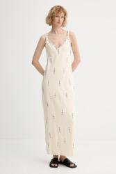 rag & bone ruha lenvászonnal Aubrey - bézs XL