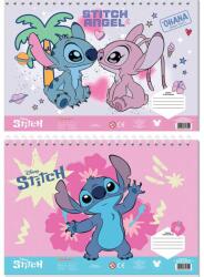 Luna Luna: caiet creativ de schițe de colorat Disney Stitch, cu autocolante și șablon, în mai multe variante (000565857)