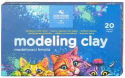 ICO ICO: Koh-I-Noor Cats plastilină colorată, set de 20 bucăți (7300003021-363217)
