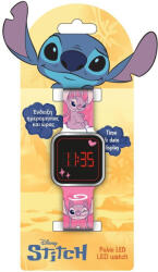 Luna Luna: Ceas de mână cu LED roz Disney Stitch și Angel (000565655)