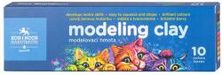 ICO ICO: Koh-I-Noor Cats plastilină colorată, set de 10 bucăți (7300003020-363194)