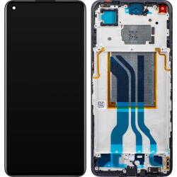 Realme Piese si componente Display cu Touchscreen Realme GT Neo2, cu Rama, Negru, Swap 4908662 (dis/rea/rgn/cu/ne/sw) - pcone