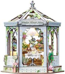 Cutebee Puzzle 3D, Minicasuta Windsor Flower House, Cutebee, 235 piese