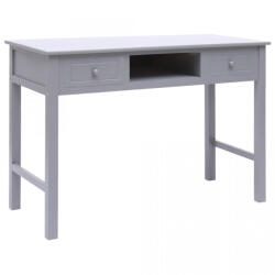 vidaXL Birou de scris, gri, 110 x 45 x 76 cm, lemn (284156) - izocor