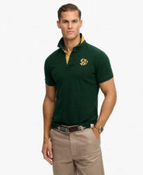 Superdry Polo Bluză Cu Mânecă Scurtă Enamel Verde/Winter Gold M1110465A-K1B (M1110465A-K1B)