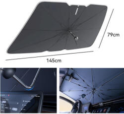 Joyroom Umbrelă de Soare pentru Parbriz Auto 145x79 cm CP100-1 (CP100-1)