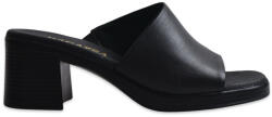 Ragazza Piele Mule cu Gros cu talpă joasă Toc în Culoare Negru 0965 (0965)