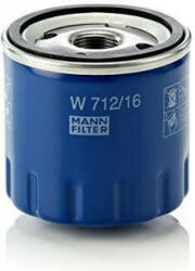 Mann Filter Filtru de Ulei Auto W 712/16 pentru Alfa Romeo Filtru de ulei auto pentru Alfa Romeo/Fiat/Lancia W712/16 (W712/16)