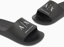 Armani Exchange Slapi Bărbați Slides Negri XM002744AF23456-MC011 (XM002744AF23456-MC011)