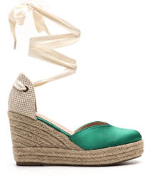 Plato Platforme Dama În Stil Espadrile Verzi OM2146 (OM2146)