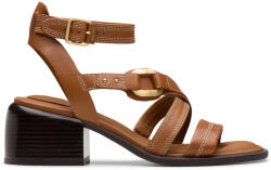 Clarks Morwyn Strap Din piele Sandale Tabac maro 26181244 (26181244)