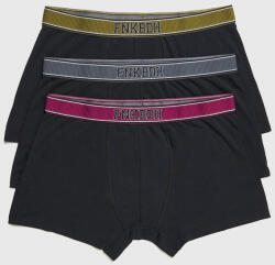 Funky Buddha Boxeri pentru Bărbați Negri 3Pack FBM013-084-10-BLACK (FBM013-084-10-BLACK)