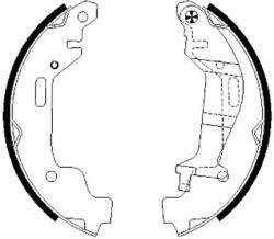 Textar Fékbetét Opel Agila 00- 91058000