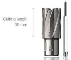 BDS Maschinen Carbide keményfémes és TiAlN bevonatos sínfúró, munkahossz: 30mm, átmérő: 21 (HKK-R-021)