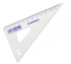  Vonalzó, műanyag, derékszögű - 12 cm