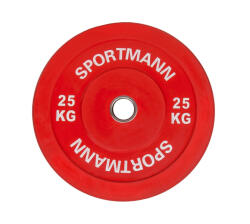 Sportmann Disc Greutate Cauciuc SPORTMANN - 25 kg 51 mm (SM1260)